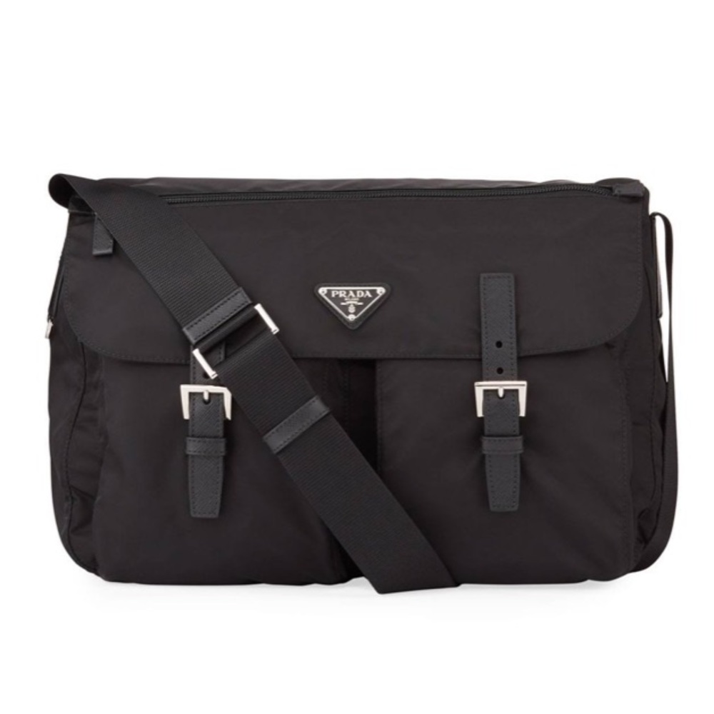 Vintage authentic Prada nylon shoulder bag